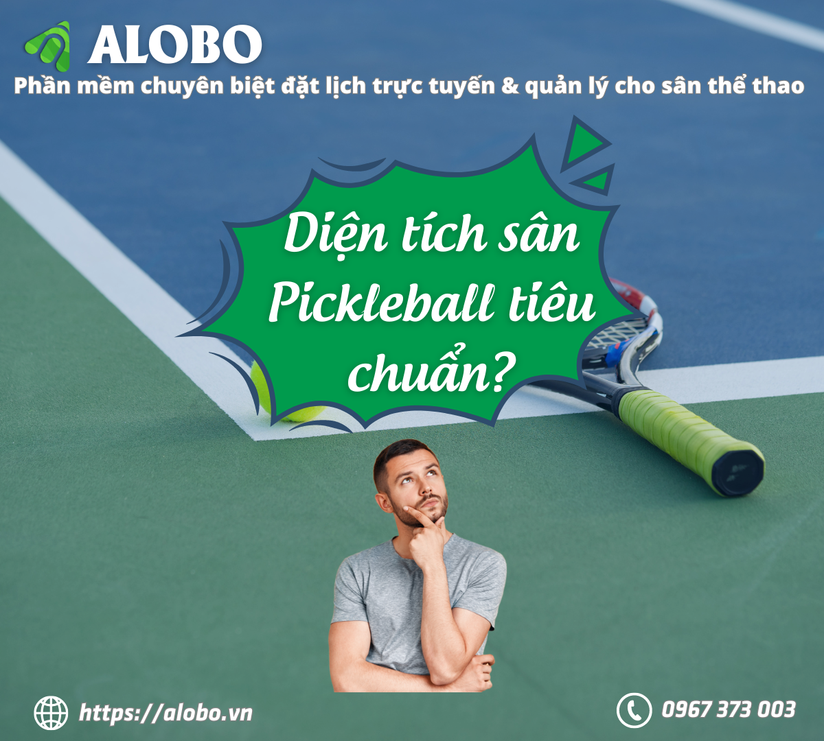 Diện tích sân Pickleball tiêu chuẩn có thể bạn chưa biết !